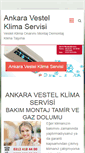 Mobile Screenshot of ankaravestelklimaservisi.com